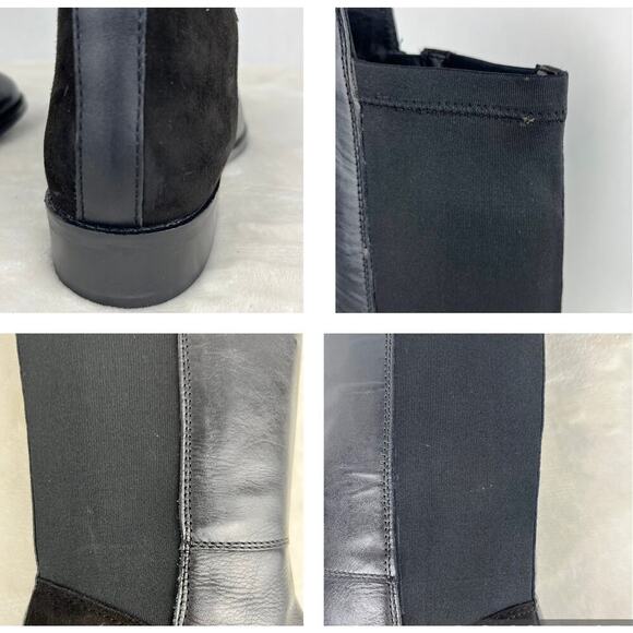 Luichiny Trend Lee Black‎ Leather Stretch Panel
Over The Knee 50/50 Zip Boots 7 - Picture 16 of 16